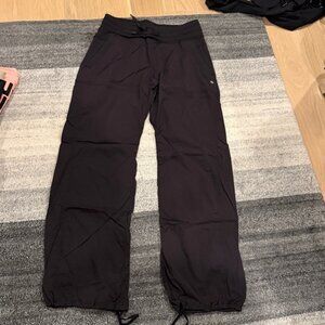 Lululemon Black Striped Parachute Pants